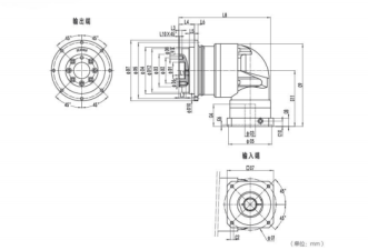 NDR090系列精密行星減速器型號(hào)尺寸與圖紙