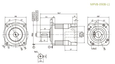 MPVB090BL1精密行星減速機(jī)