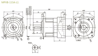 MPVB115AL1精密行星減速機(jī)的安裝注意事項(xiàng)