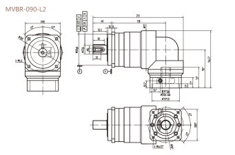 MVBR090L2精密行星減速器型