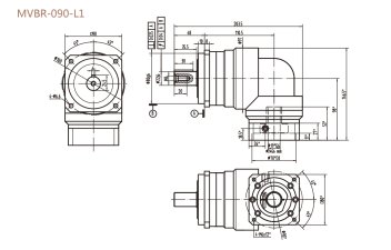 MVBR090系列行星減速機的