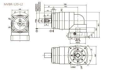 MVBR120L2精密行星減速機型